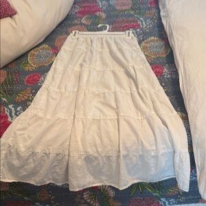 Brandy Melville Cream A-Line Skirt